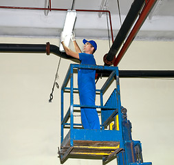 Image showing Electrician