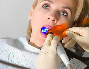 Image showing At the dentist