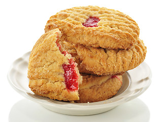 Image showing strawberry cookies