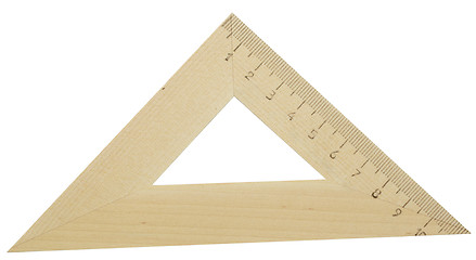 Image showing wooden ruler