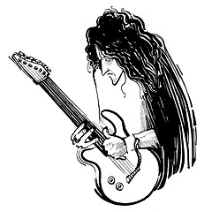 Image showing Guitarist