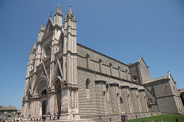 Image showing Dome cathedral Orvieto in Umbria, Italy