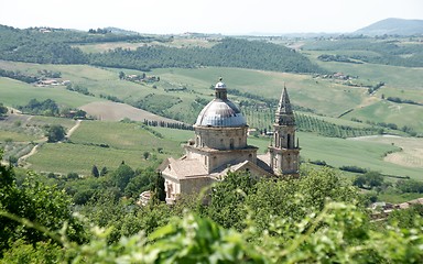 Image showing Montepulciano town in Tuscany, Italy