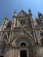 Image showing Dome cathedral Orvieto in Umbria, Italy