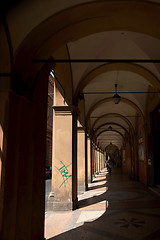 Image showing Bologna streets in europe vacation