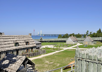 Image showing Colonial Fort Michilimackinac