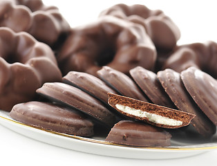 Image showing Fudge Chocolate Cookies