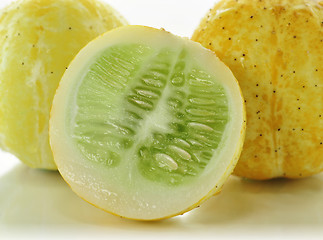 Image showing yellow cucumbers