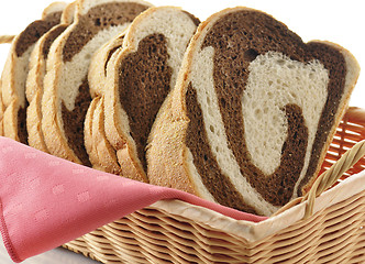 Image showing rye swirl bread