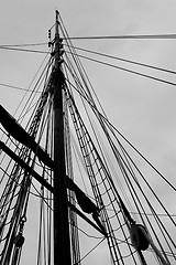 Image showing Rig of sailing ship