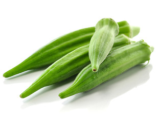 Image showing fresh okra 