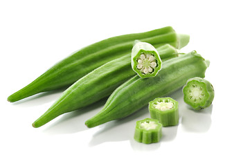 Image showing fresh okra