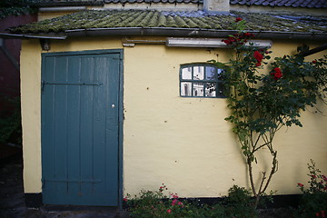 Image showing Old urban shed