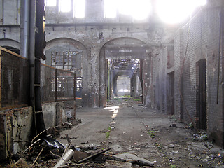 Image showing Abandoned factory