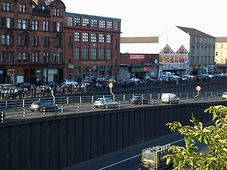 Image showing People waiting for the Pope