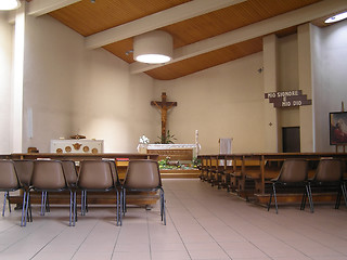 Image showing Modern church interior