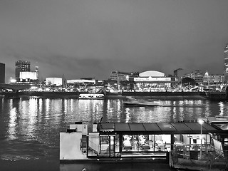 Image showing River Thames South Bank, London