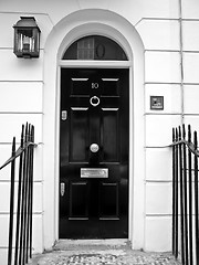 Image showing Traditional home door