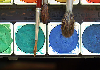 Image showing Painting tools