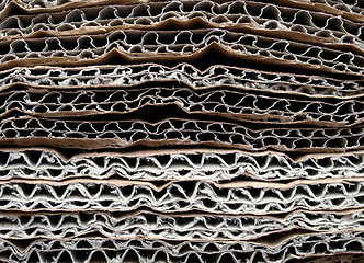 Image showing Corrugated cardboard