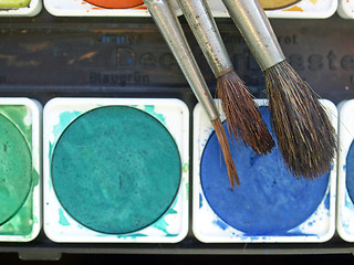 Image showing Painting tools