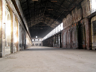 Image showing Abandoned factory