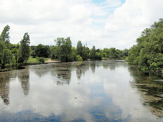 Image showing Serpentine lake, London