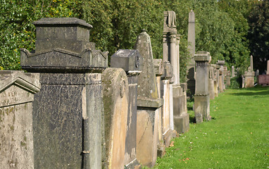 Image showing Glasgow cemetery