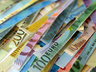 Image showing Euro note