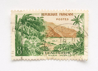 Image showing French stamp