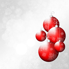 Image showing Christmas balls