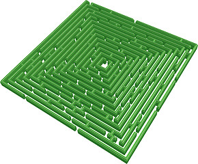 Image showing 3D maze