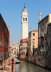 Image showing Venetian waterway