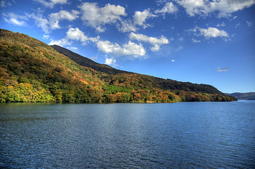 Image showing Ship trip in ashi lake, Japan