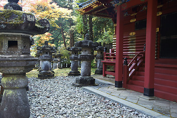 Image showing mausoleums of the Tokugawa Shoguns