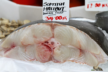 Image showing Halibut fillet