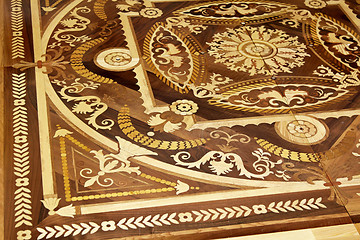 Image showing Wood marquetry