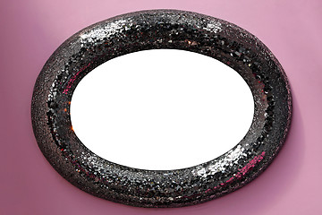 Image showing Oval frame