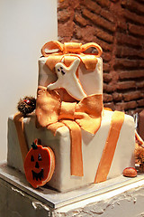 Image showing Halloween cake