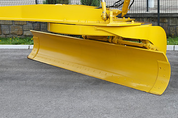 Image showing Yellow plow
