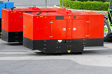 Image showing Mobile power generators