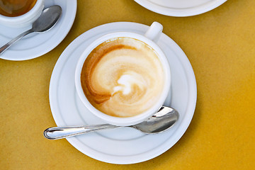 Image showing Coffee late