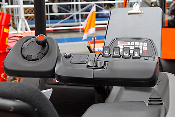 Image showing Forklift dashboard