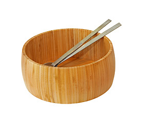 Image showing Wooden bowl