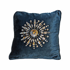 Image showing Jewelled pillow