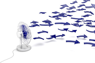 Image showing Fan blowing fresh ideas