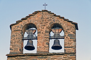 Image showing Romanesque bell tower