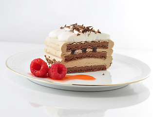 Image showing cappuccino cream cake