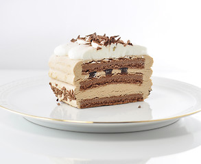 Image showing cappuccino cream cake 