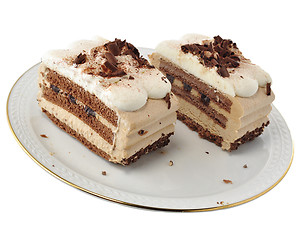 Image showing cappuccino cream cake